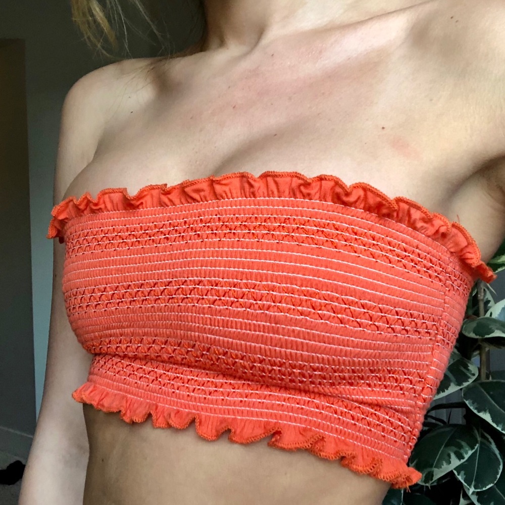 Orange Tube Top